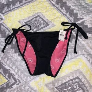 NEW W TAG Victoria’s Secret black bikini bottom